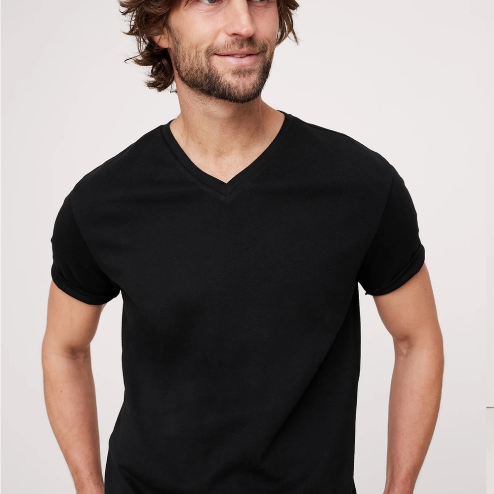 Banana Republic Black Short Sleeve Tee